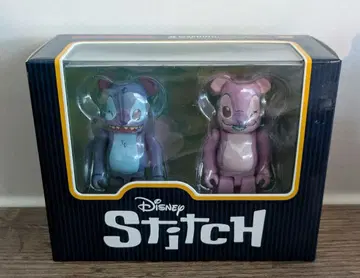 BE@RBRICK 디즈니 스티치 & 엔젤 2체 세트