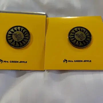 Mrs. GREEN APPLE 핀 배지 BABEL 2개