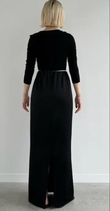 enof 에이스 롱 스트레이트 스커트 L