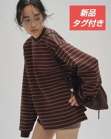 새상품 택 포함 TODAYFUL / 보더 롱 티셔츠