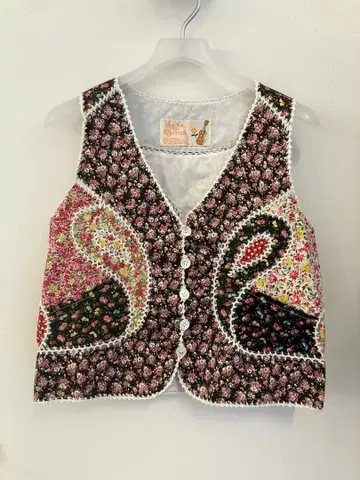 flowor&guitar 하나토 기타 베스트 레트로 구제 의류