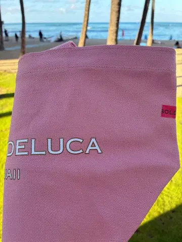 [ 미사용 새상품 ] DEAN & DELUCA 핑크 토트백 L 사이즈만