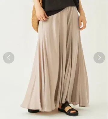 plage Washable Fibril 롱 스커트 택 포함 미사용 새상품