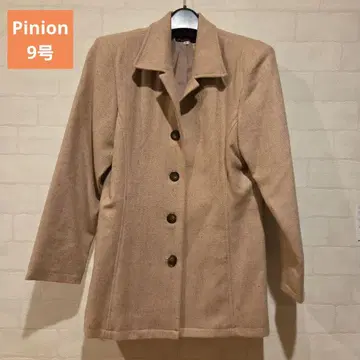 피니언 베이지 헤링본 자켓