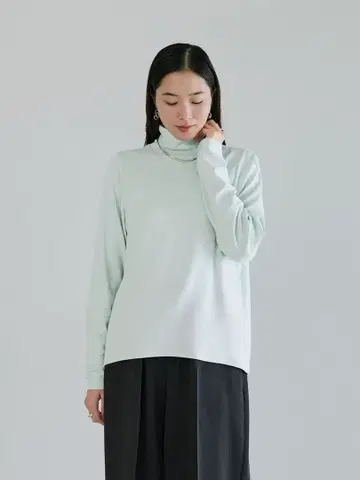 crewre 백 드로스트 하이넥 상의 터틀넥