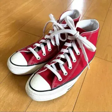 컨버스 척 테일러 하이컷 빨간색 23cm