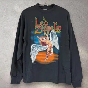 레어 Led Zeppelin 데드스탁 밴드 티셔츠 USA 제조