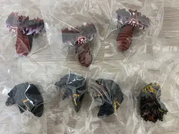 제일복권 고질라 괴수난무 E상 몬스터 헤드 마그넷 묶음 판매