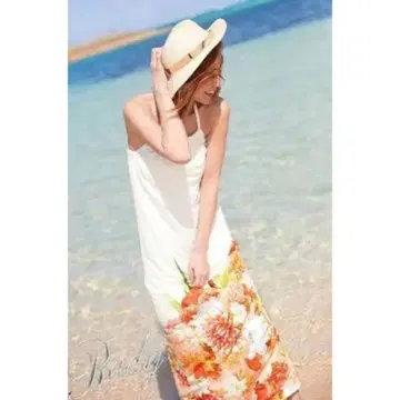 플라워 부케 아메스리 맥시 원피스 플라부 리조트