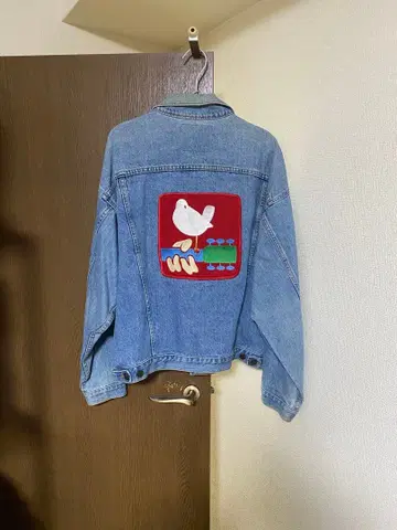 레어 WOODSTOCK 우드스탁 데님 자켓