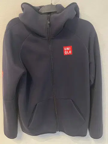 UNIQLO 네이비 풀 집업 후드티