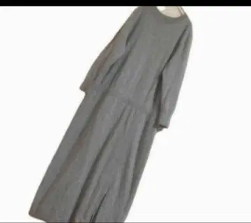 빅 사이즈! 23구 울 캐시미어 혼방 니트 원피스 44