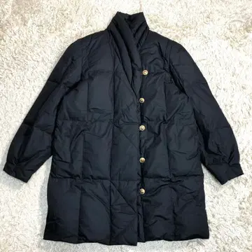 다운 자켓 90s 빈티지 골드 버튼 네이비 M