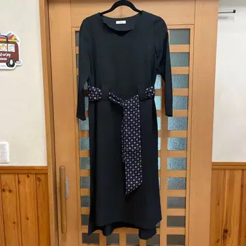 bouchan 야마다 롱 원피스 포멀 7부 소매