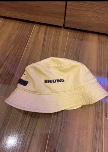 BRIEFING 버킷햇 베이지