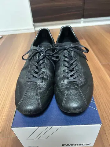 PATRICK DATIA-S WP 다치아 블랙 가죽 스니커즈 42