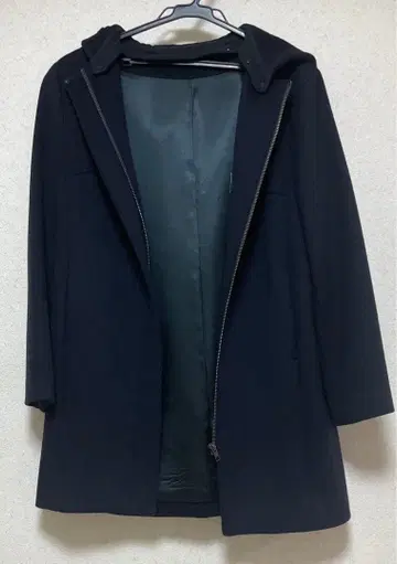 ROPE 코트 네이비 기장 약 76cm