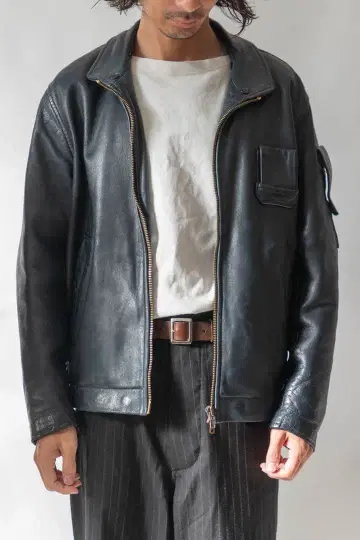 프랑스군 파이롯트 가죽 자켓 관급품