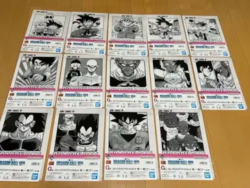 드래곤볼 1번 복권 G상 14종 코믹스 클리어 파일 세트