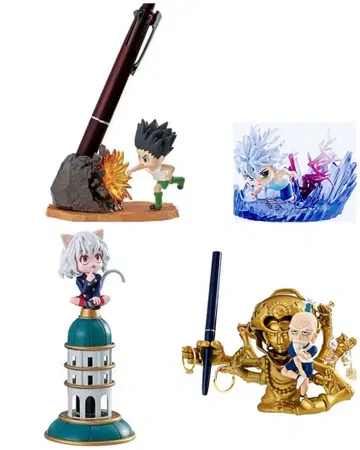 헌터 x 헌터 데스크탑 컬렉션 피규어 4종 세트