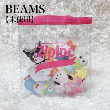 BEAMS 빔즈 산리오 Ziploc 클리어 토트백