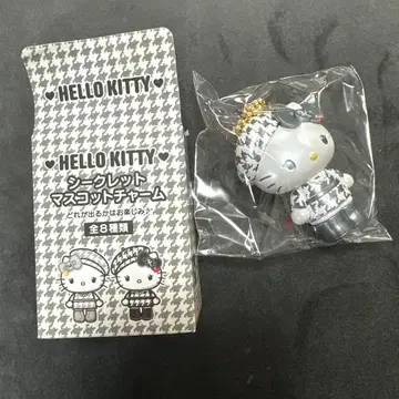 산리오 시크릿 마스코트 참 흑백 걸리시 헬로키티