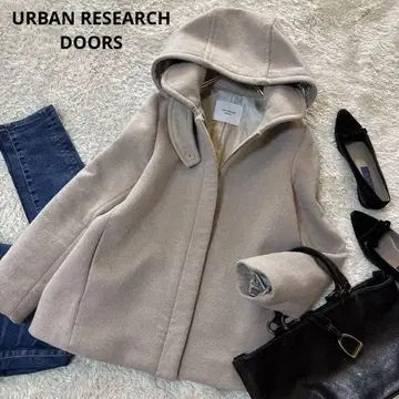 새상품급*어반 리서치 숄카라 2way 숏코트