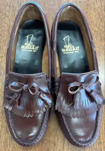 리걸 로퍼 퀼트 태슬 23.5cm 다크 브라운