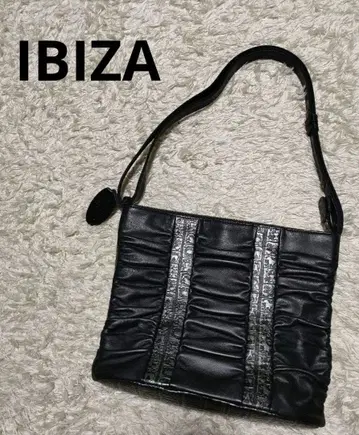 [ 새상품급 ] IBIZA 레어 숄더백 블랙 x 실버