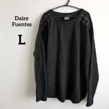 Daisy Fuentes [ L ] 블랙 긴팔 상의 여성용 블랙