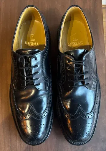 REGAL 리갈 가죽 신발 윙팁 27.5