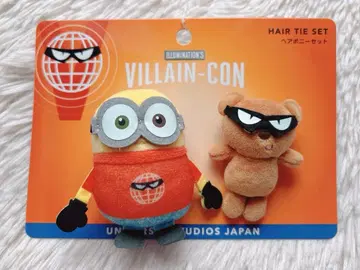 USJ 미니언즈 VILLAIN-CON 헤어 포니 세트