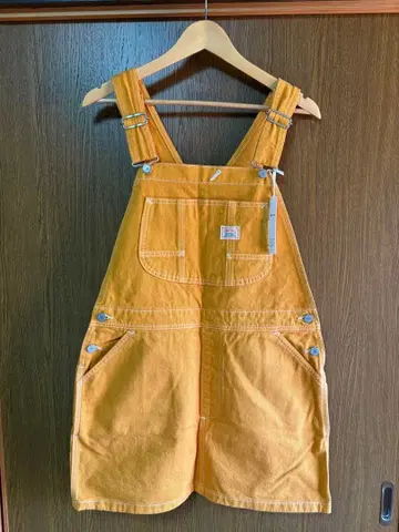 SOMETHING 살로펫 오버롤 오버롤 스커트 데님