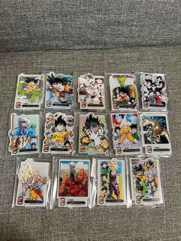 드래곤볼 1번 복권 F상 아크릴 14종 세트 시크릿 포함!