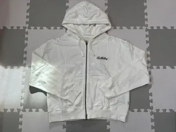 Billabong 화이트 풀 집업 후드티 M