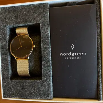 nordgreen 코펜하겐 골드 메쉬 시계