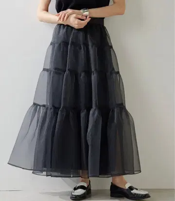 윔 가젯 오간자 볼륨 스커트