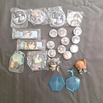 중고 칸코레 세트 배지 러버 키링 피규어 나가토 사이타마