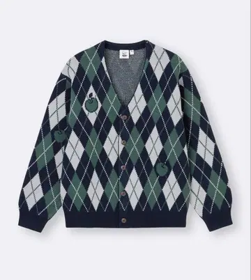 V넥 가디건 Kirby 커비 미세스 그린 애플