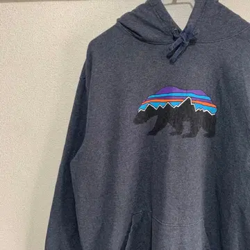 파타고니아 피츠로이 베어 맨투맨 후드티 네이비 XL