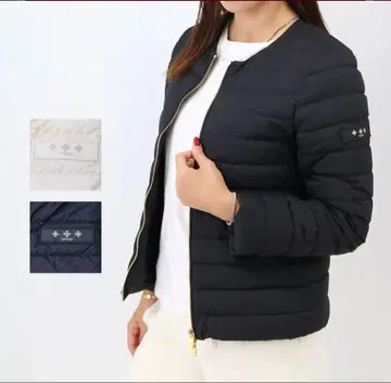 새상품급 TATRASNOKO 노코 노카라 다운 자켓 라이트 다운 블랙 3