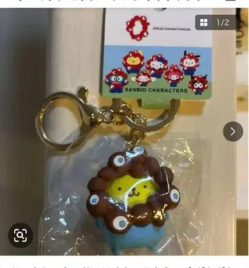 산리오 폼폼푸딩 키링 미사용 만박 미야쿠미야쿠 콜라보