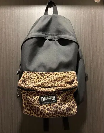 THRASHER 레오파드 무늬 백팩