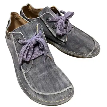 Clarks 클락스 레이스업 슈즈 그레이 25cm 스웨이드