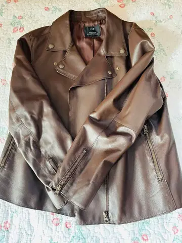 브라운 가죽 라이더 자켓 23