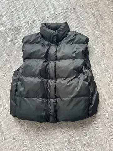 플라스테 블랙 다운 베스트 S 사이즈