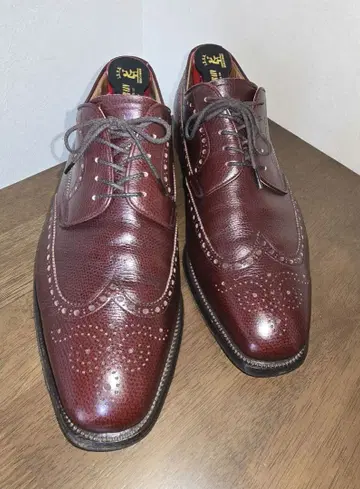 스코치 그레인 가죽 신발 26.5 새상품급