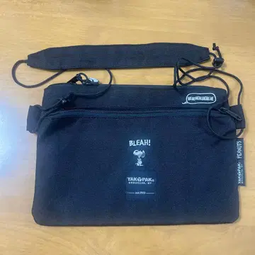 YAKPAK 스누피 숄더백 블랙