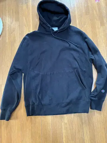 Champion 리버스 위브 후드티 블랙 L 사이즈 온두라스 제조