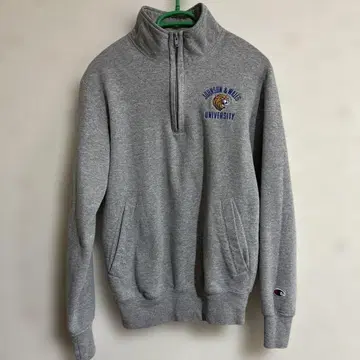 하프 지퍼 트레이닝복 그레이